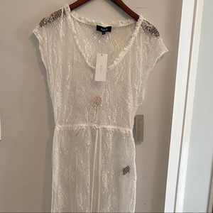 Gorgeous white lace cover up
